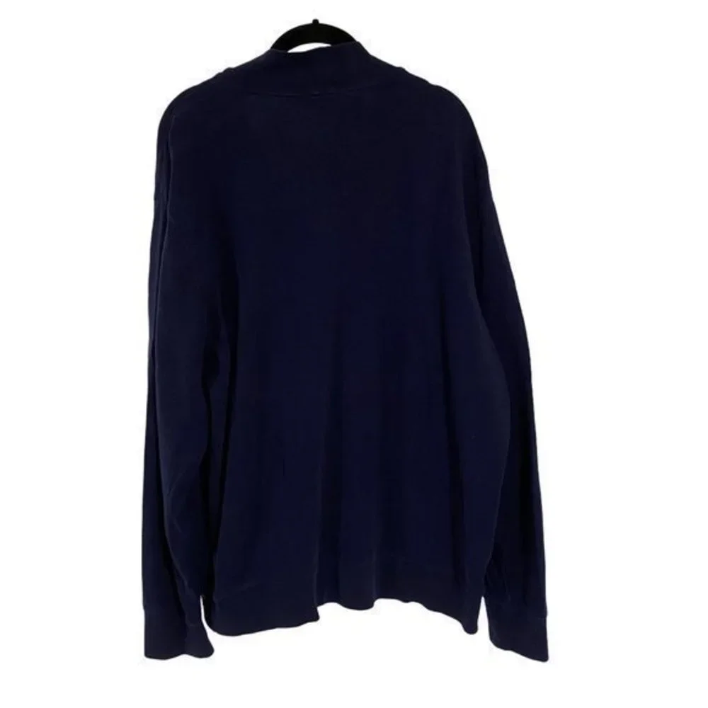 Polo Ralph Lauren Navy Blue 1/4‎ Zip Pullover Men's XL